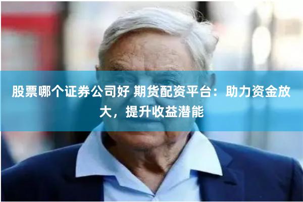 股票哪个证券公司好 期货配资平台:助力资金放大,提升收益潜能