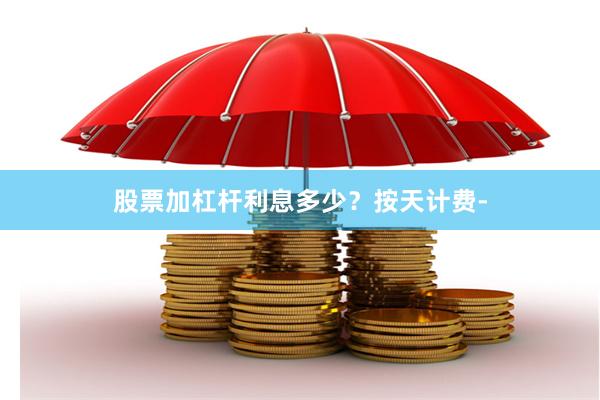 股票加杠杆利息多少？按天计费-